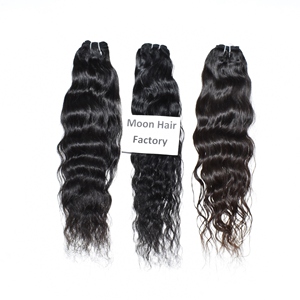 Extensiones de Cabello Humano Ondulado de Lujo, Cabello Virgen Remy, Color Negro Natural, Suave, Voluminoso, Doble Trama, Suministro de Cabello Premium para Salón - Product Image 3