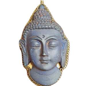 Colgantes de Cabeza de Buda Tibetanos Religiosos de Aleación de Cobre Hechos a Mano, Modernos y Unisex - Product Image 5