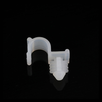 Pince de câblage Essentra Half U à insertion rapide, en nylon 6/6 naturel UL94 V2, HURCBH, clips de routage pour fixation à trou aveugle