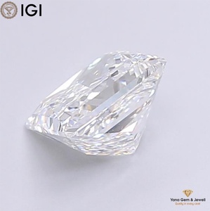 Diamant de laboratoire CVD taille princesse de 3,51 carats, couleur D, clarté VVS1, avec certificat IGI, centre personnalisable - Product Image 6