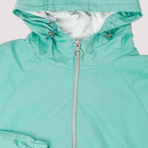 Custom <b>Women</b> <b>Windbreaker</b> <b>Jacket</b> Woven Fabric Hooded Winter Outdoor Lightweight High Quality Stylish Design Polyester/Nylon - Product Image 5