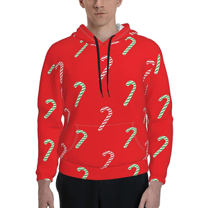 Sweat-shirt à capuche de Noël personnalisé, pull d'hiver imprimé sur toute la surface, sweat-shirt à capuche de Noël pour hommes et femmes, sweat-shirt à capuche de Noël en polaire chaud - Product Image 3