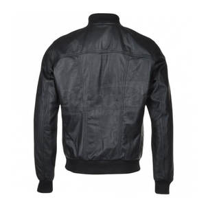 Chaqueta de cuero tipo bomber más vendida, chaqueta de cuero tipo bomber de invierno hecha a medida, nueva chaqueta de cuero tipo bomber para hombre - Product Image 4