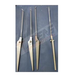 Instrumentos Artroscópicos de Alta Calidad: Micro Gancho, Sonda y Pinza con Mango Triangular para Ortopedia de Rodilla, Sondas de Gancho de 5 mm - Product Image 1