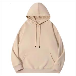 Sweat à capuche personnalisé en molleton épais French Terry, coupe oversize, en coton et polyester, avec épaules tombantes - Product Image 2