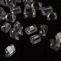 Diamants de laboratoire certifiés IGI Luxeshine LD0005 taille émeraude, 0,05-0,50 ct, couleur DEF, clarté VVS/VS, en vrac, vente en gros