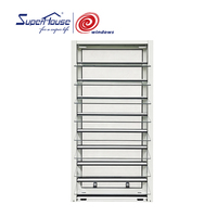 Fenêtre à volet roulant en aluminium de nouvelle génération, fabriquée en Chine, avec moustiquaire et persienne intégrées