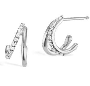 Pendientes de Aro con Diamantes Cultivados en Laboratorio, Minimalistas, Oro Sólido de 10K/14K, Joyería Fina y Elegante - Product Image 3