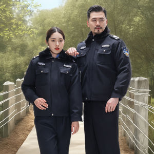 CXXM autunno inverno <span class=keywords><strong>cappotto</strong></span> manica lunga abiti da guardia nuova uniforme di sicurezza <span class=keywords><strong>per</strong></span> guardie carcerarie fabbricata uniforme di sicurezza - Product Image 5