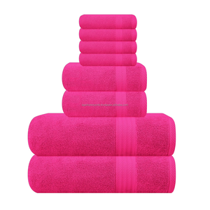 600 GSM Embroidered <b>Quick</b>-<b>Dry</b> Cotton Bath <b>Towels</b> Set Skin Friendly Luxurious & Long Lasting - Product Image 1