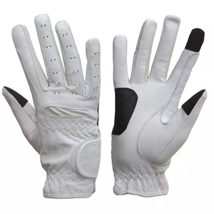 Gants d'équitation d'hiver unisexes personnalisés pour hommes, en tricot multicolore et cuir, en polyester, pour l'équitation, meilleurs gants 2026 - Product Image 3