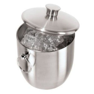 Seau à glace moderne en acier inoxydable Lavie Creations LCa-472 (5L) pour refroidissement du vin, service de boissons, traiteur, mariages - Product Image 1