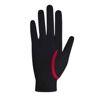 Gants d'équitation ZYNTRA INDUSTRIES rouge et noir en coton/polyester/spandex, antidérapants, à séchage rapide, respirants et légers, à doigts entiers
