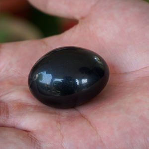 Natural Shaligram Stone Laddu Gopal Murti Handmade Beautiful Sculpture for Pooja Home Temple Spiritual Decor Gift - Product Image 1