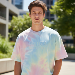 T-shirt Homme Vintage Délavé Coupe Oversize Personnalisable Streetwear Coton Épais Lavage Acide Uni 2026 - Product Image 6