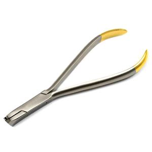 Alicates para alambres de arco dental para clínicas de ortodoncia, cortador de alambre lingual distal de metal de acero para alambres duros con pin, de Blush Surgical - Product Image 6