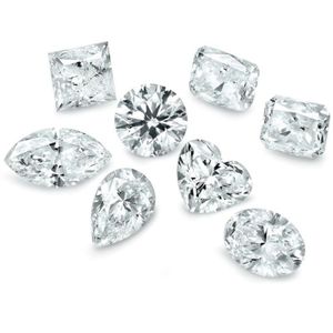 Diamante cultivado en laboratorio, certificado, incoloro, de 1.00 a 1.10 quilates, color D E F, tipo 2A, gema suelta en forma ovalada, pera y cojín, popular. - Product Image 1