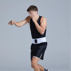 Ensemble de combinaisons de boxe sur mesure, dernier design, 100% polyester, respirant, séchage rapide, léger, gilets taille haute pour le combat et le kickboxing - Product Image 2