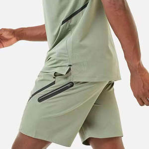 Conjunto Deportivo para Hombre, Camiseta y Pantalones Cortos, Tela Elástica Cómoda, Ideal para Entrenamiento, Ejercicio y Gimnasio - Product Image 3