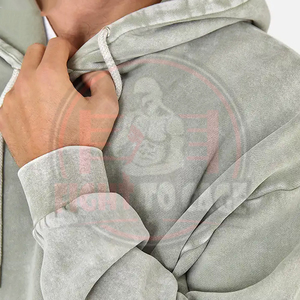 Qualité supérieure, nouvelle arrivée, meilleur fournisseur, service OEM ODM avec logo personnalisé, nouveaux sweats à capuche vintage tendance pour hommes, effet délavé à l'acide. - Product Image 5