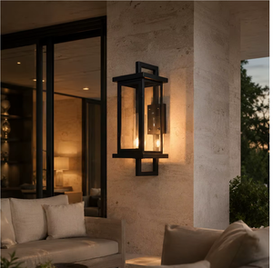 โคมไฟติดผนังภายนอกแบบเรียบง่ายทันสมัย กันน้ำ ไฟ LED ดีไซน์ติดตั้งภายนอก - Product Image 1