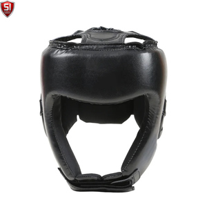 Casco de Boxeo de Cuero Genuino Premium, Protector de Cabeza Ligero, Transpirable, para Entrenamiento y Competencia, Personalizable - Product Image 3