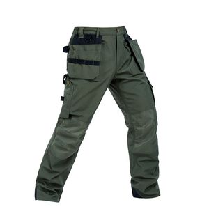 Wholesale Men's Industrial <b>Cargo</b> <b>Work</b> <b>Pants</b> Multi Pocket Reinforced Knee Utility Trousers OEM ODM Construction Workwear - Product Image 4