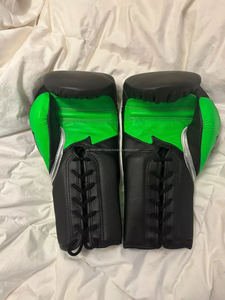 Gants de boxe professionnels Fly Super Lace unisexes, en cuir de vachette véritable, respirants et absorbant l'humidité, équipement d'entraînement et de sparring professionnel - Product Image 3