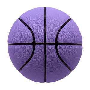Ballon de basket-ball personnalisé avec logo, taille 7, en cuir souple, facile à saisir, en caoutchouc durable, ballon d'entraînement - Product Image 5