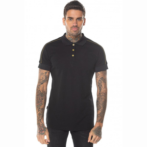 Camiseta Polo de Piqué Grueso para Hombre, 240 GSM, 100% Algodón, Estilo Casual Elegante, Ropa Urbana, Fabricante OEM Personalizado con Etiqueta Privada - Product Image 1