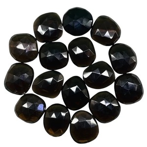 <b>Natural</b> Smoky Quartz Rose Checker Cut Flat Back Loose Gemstones Wholesale Bulk Lot 17mm-19.5mm Semi Precious <b>Natural</b> <b>Stone</b> SALE - Product Image 3