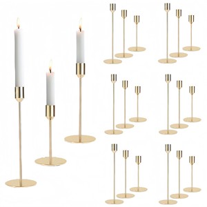 Candelabros de Latón al por Mayor |   Portavelas de Metal Dorado al por Mayor - Product Image 3