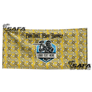 Bandera Personalizada para Eventos de Paintball, Vinilo Resistente para Interiores y Exteriores, Letrero de Ganador con Bordes Cosidos y Ojales para Campo de Juego - Product Image 5