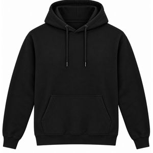 <b>Men</b> <b>Black</b> Pullover Hoodie <b>Plain</b> Long Sleeve Casual <b>Sweatshirt</b> Custom Logo Streetwear Sportswear Gym Top Shoukat Apparel Manufa - Product Image 1