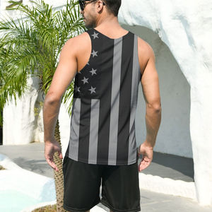 Débardeurs pour hommes personnalisés avec logo, impression par sublimation de haute qualité, respirants, fabriqués au Pakistan - Product Image 3