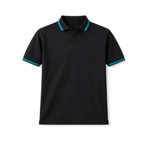 เสื้อโปโลแขนสั้นผ้าฝ้ายถัก 100% แห้งเร็วสำหรับผู้ชาย ออกแบบเองได้ มีกระเป๋าเสื้อแบบเรียบ ขายส่ง รับสกรีนโลโก้ตามสั่ง - Product Image 1