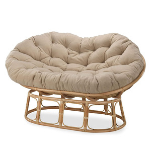 <b>Cane</b> swivel saucer <b>chair</b> living room double papasan <b>chairs</b> handmade rattan mamasan lounges - Product Image 5
