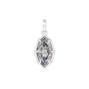 Custom 10K 14K 18K Solid Gold Lab Diamond Pendant IGI Certified Ethical Fine Jewelry Manufacturer Wholesale RJC OEM PD401414 - Product Image 3