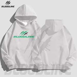 Sudadera con Capucha Unisex BLOODLINE Rosa, Logotipo Frontal, Antiarrugas, Secado Rápido, Transpirable, 100% Algodón Felpa, 370g, Corte Regular de Invierno - Product Image 3