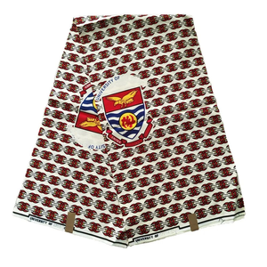 ผ้าฝ้ายพิมพ์ลายแอฟริกันสีสันสดใสสำหรับตัดเย็บเสื้อผ้าตามสั่ง งานโบสถ์ ชุดนักเรียน บริการผลิตแบบ OEM ODM - Product Image 5