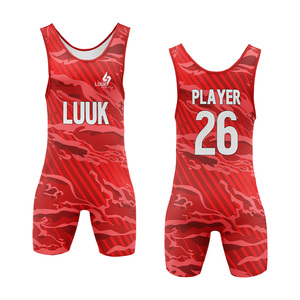 Premium Custom Wrestling <b>Singlet</b> Quick Dry Compression Sports Uniform Latest Design OEM ODM Factory Supply - Product Image 3