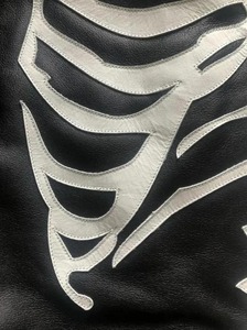 Veste de motard chauffante en cuir Vanson Solid Streetwear, écologique, coupe-vent, Flat-Track - Product Image 3