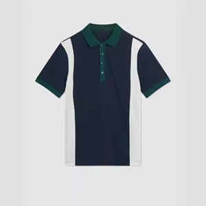 เสื้อโปโลบล็อกสีคุณภาพสูงสำหรับผู้ชาย – โลโก้สั่งทำได้ ระบายอากาศ แห้งเร็ว ผู้ผลิต/ผู้ค้าส่ง OEM - Product Image 2