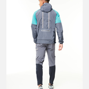 Custom Logo Men's Winter Tracksuit Breathable Nylon <b>Windbreaker</b> Jogger Pants Customizable Breathable Jacket Set - Product Image 6