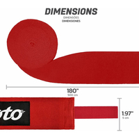 Bandages de boxe en coton élastique, logo personnalisé OEM, bandages de poing pour l'entraînement, le sparring, le Muay Thai, le MMA, équipement de combat, vente en gros