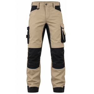 Pantalons de travail en gros pour hommes – Pantalons utilitaires pratiques avec poches porte-outils pour atelier, entrepôt, usine – Uniformes personnalisés en vrac - Product Image 1