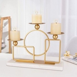 Iron Handmade Eco-Friendly Durable Candle Holder for Home Wedding Party Decorations - Product Image 3