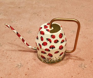 ที่รดน้ำต้นไม้โลหะสำหรับตกแต่งระเบียงสวนต้นไม้ในร่มและใช้ให้เป็นของขวัญจากอินเดียดีไซน์นกสำหรับตกแต่ง - Product Image 4