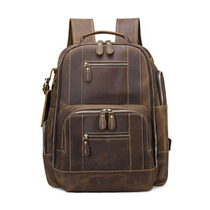 Wholesale Casual Zipper Leather <b>Backpack</b> Manufacturer Stylish Multi <b>Compartment</b> Eco-Friendly Premium Quality Unisex Water - Product Image 1