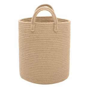 Natural Fiber Jute <b>Basket</b> – Strong Eco Friendly <b>Storage</b> <b>Basket</b> for Home Organization and Interior Styling - Product Image 4